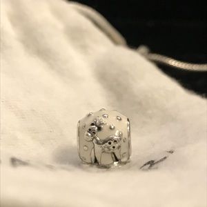 Authentic Pandora Reindeer Charm